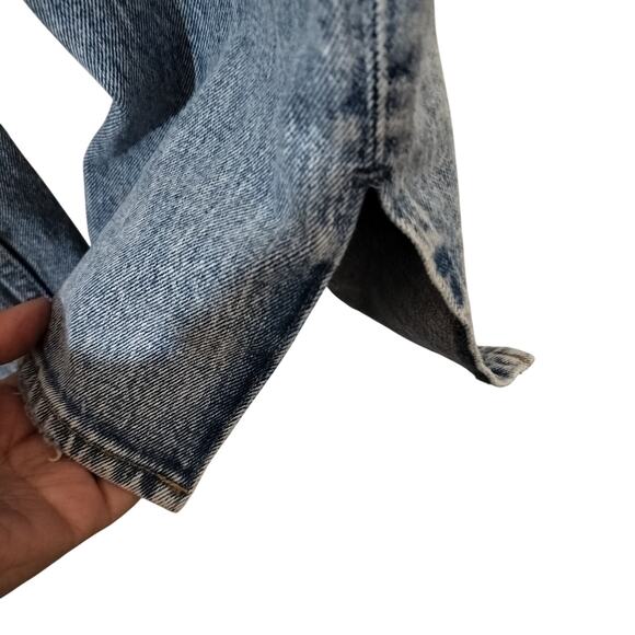 4559)Abercrombie & Fitch Curve Love the 90s Straight Ultra Hi Rise Jeans 14/32 - Picture 7 of 10
